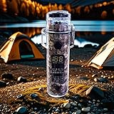 Encendedor de plasma de doble arco, portátil recargable por USB, pantalla de alimentación, ajuste de 3 niveles, brújula, herramienta de supervivencia de senderismo (amarillo camuflaje)