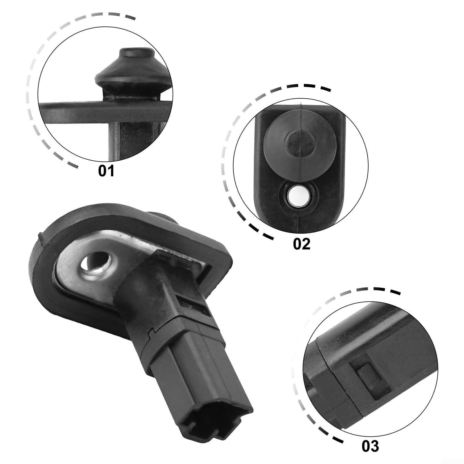 Interruttore della lampada portiera interna per Mitsubishi Pajero 1990-2003 L200 1996-2007 a due pin