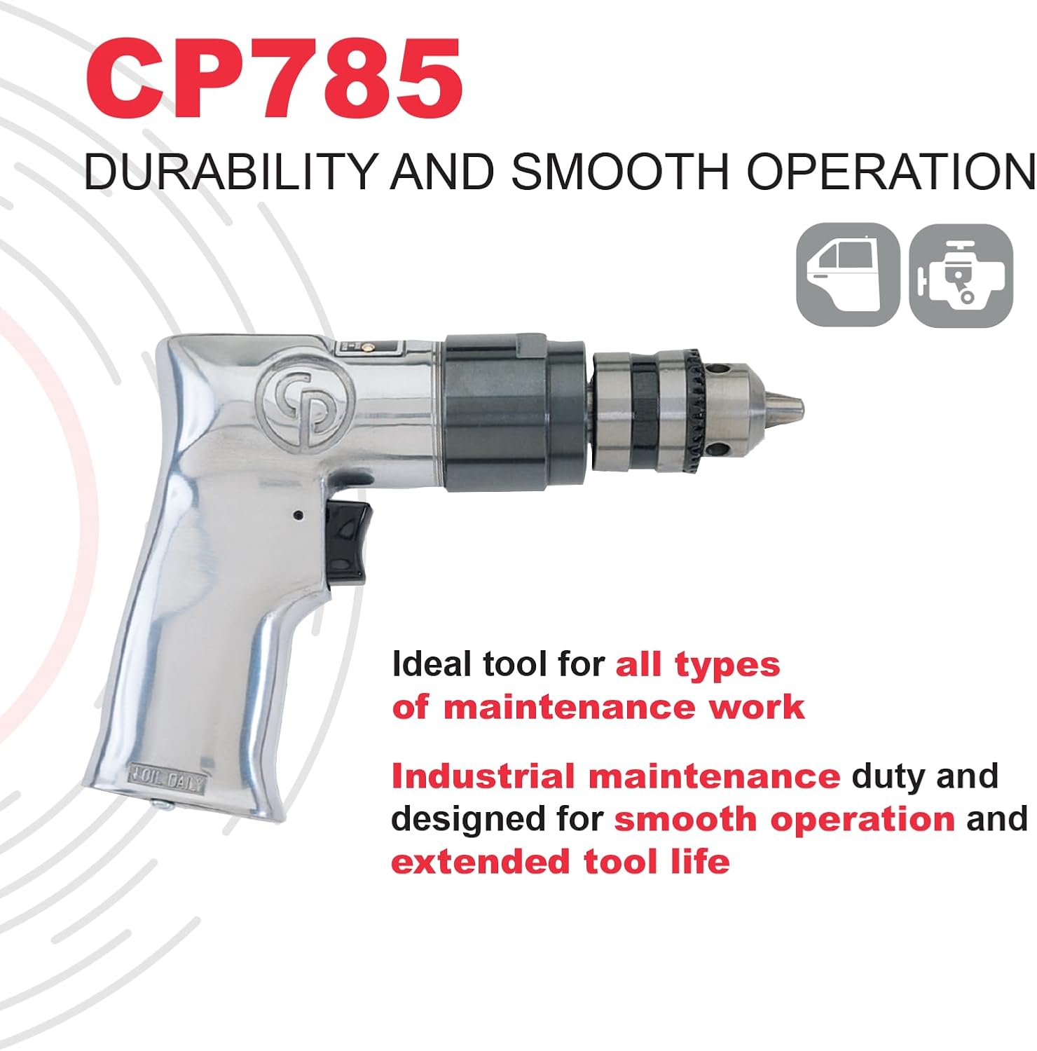 CP785 Drill Angled View