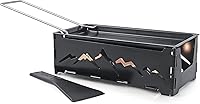 Vista 2 de Swissmar Nordic - Raclette plegable con velas, color negro