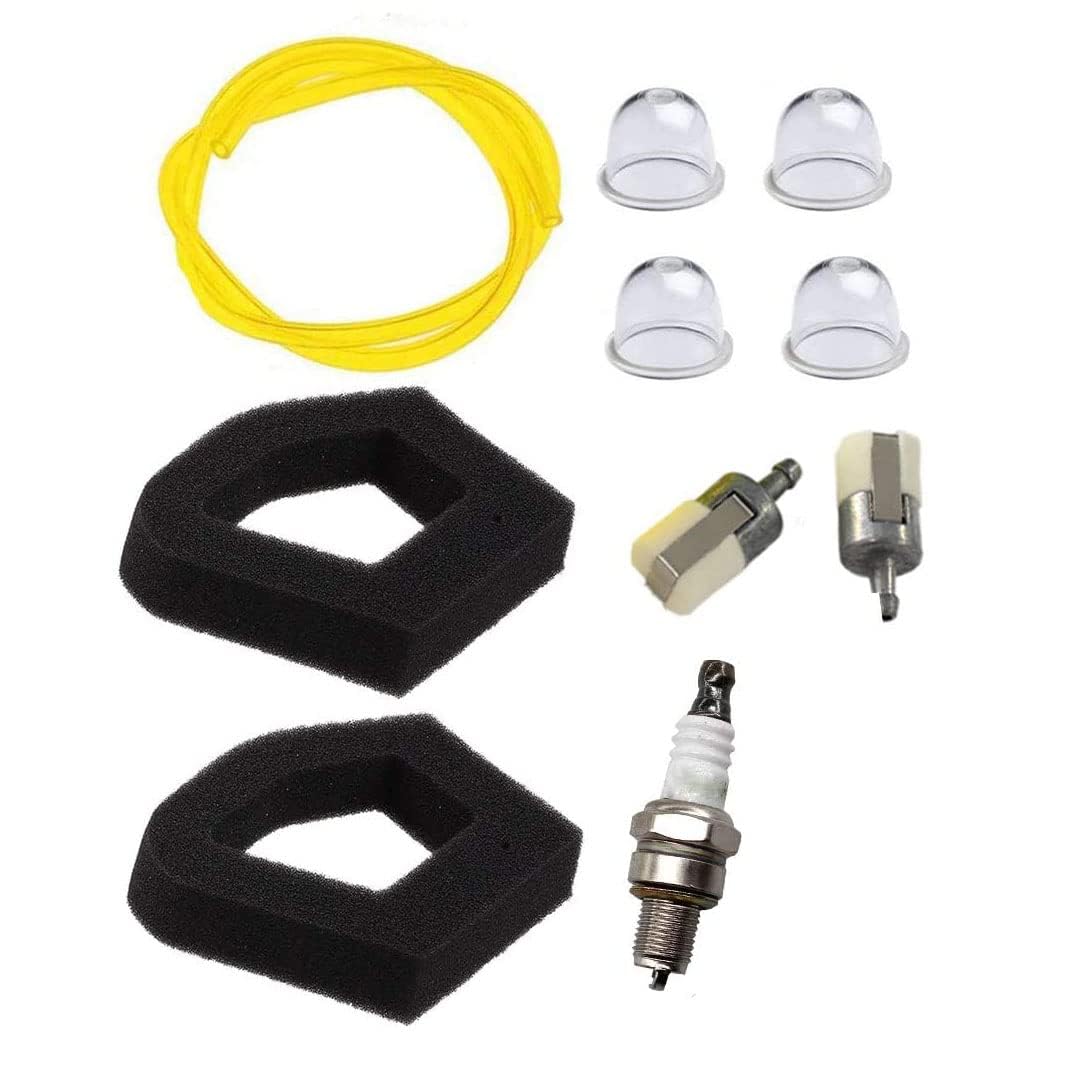 Air Filter Fuel Filter Spark Plug Fuel Line Primer Bulb For GX22 GX25 GX31 GX35 HLT422 ULT425 UMK431 UMK435 HHB25 HHH25 HHT31S HHT35S WX10 FG110 Replace 17672-Z0H 003