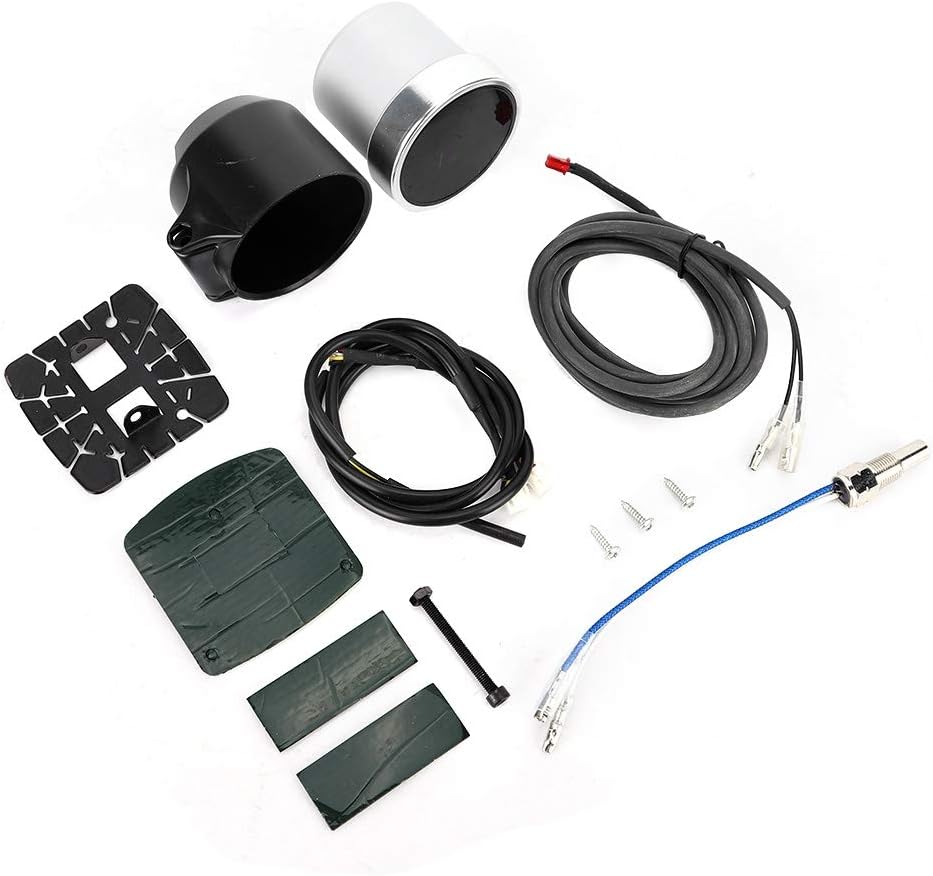 Oil Temp Gauge, 2in Oil Temperature Gauge Meter with Colorful Button, 50-150C Backlit Car Oil Temperature Indicator for Auto