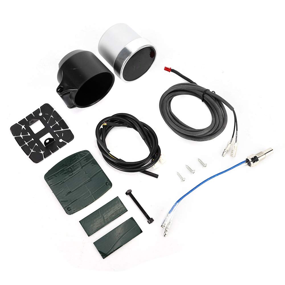 Universal 2in Auto Oil Temperature Gauge Meter, Colorful Button, 50-150℃ Range - Multifunctional Settings, Easy Installation, Compatible with All Car Models