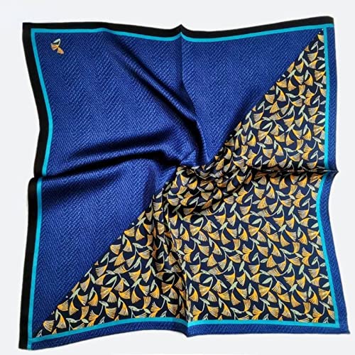 Écharpe de soie de mode professionnelle serviette carrée - 2