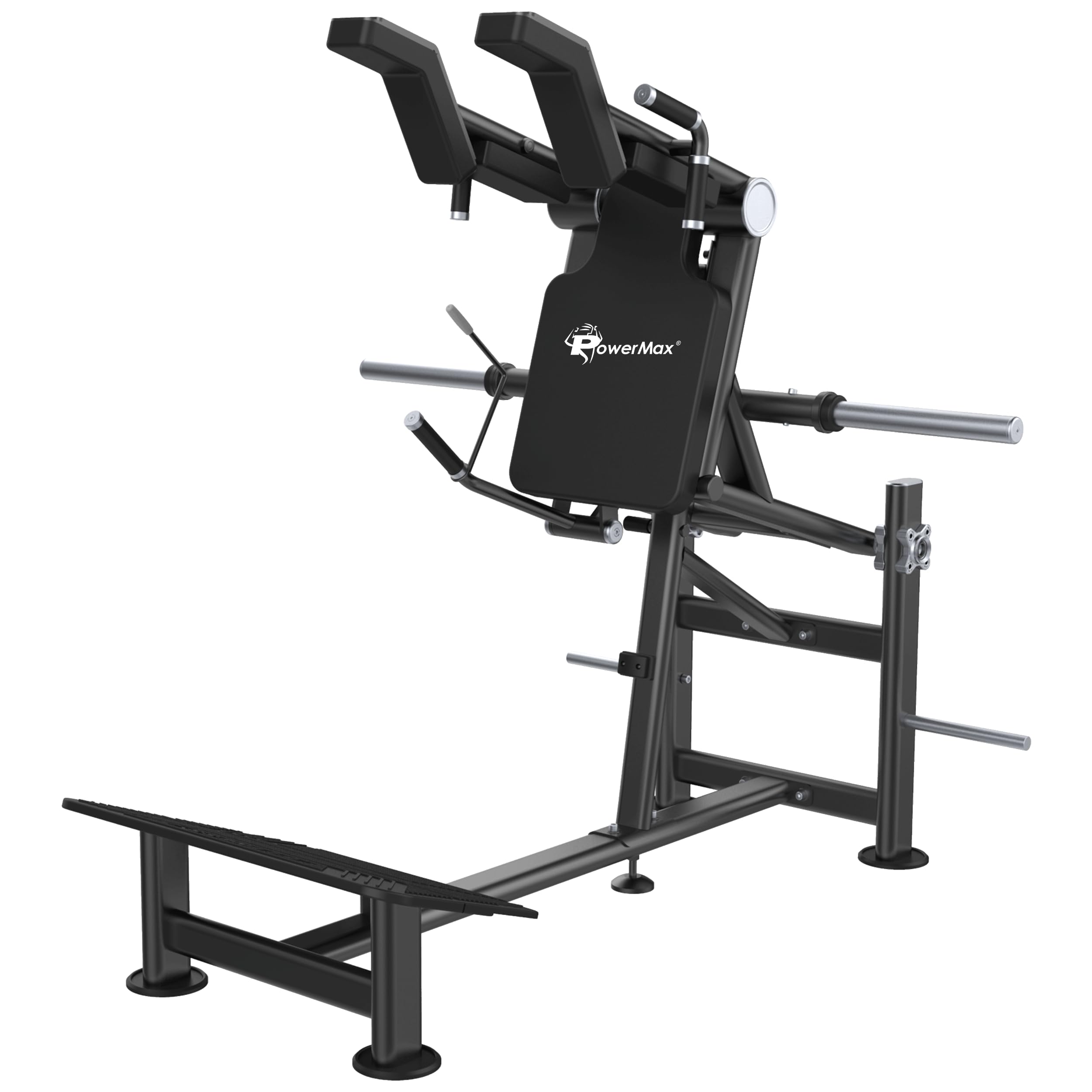 PowerMax Fitness GS-023B Super Squat Machine for Thigh, Leg & Glute Workout | Heavy-Duty Strength Training Equipment for Home Gym Use-image-17
