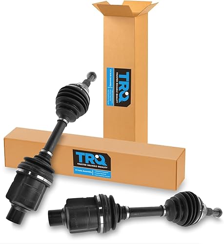 Miniatura 143 de TRQ Juego de 2 piezas de ensamblaje de eje CV delantero del lado del conductor y del pasajero, compatible con transmisión automática Mazda 3 i