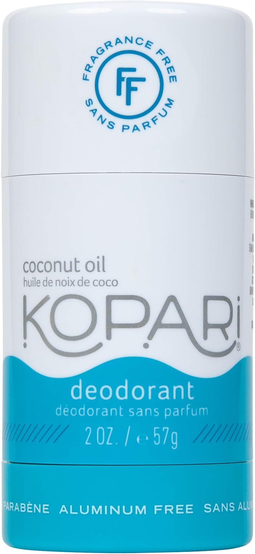(Fragrance Free (Sensitive Skin)) - Kopari Aluminium-Free Deodorant Fragrance Free for Sensitive Skin Non-Toxic, Paraben Free, Gluten Free & Cruelty Free Men's and Women's Deodorant Made with Organ...