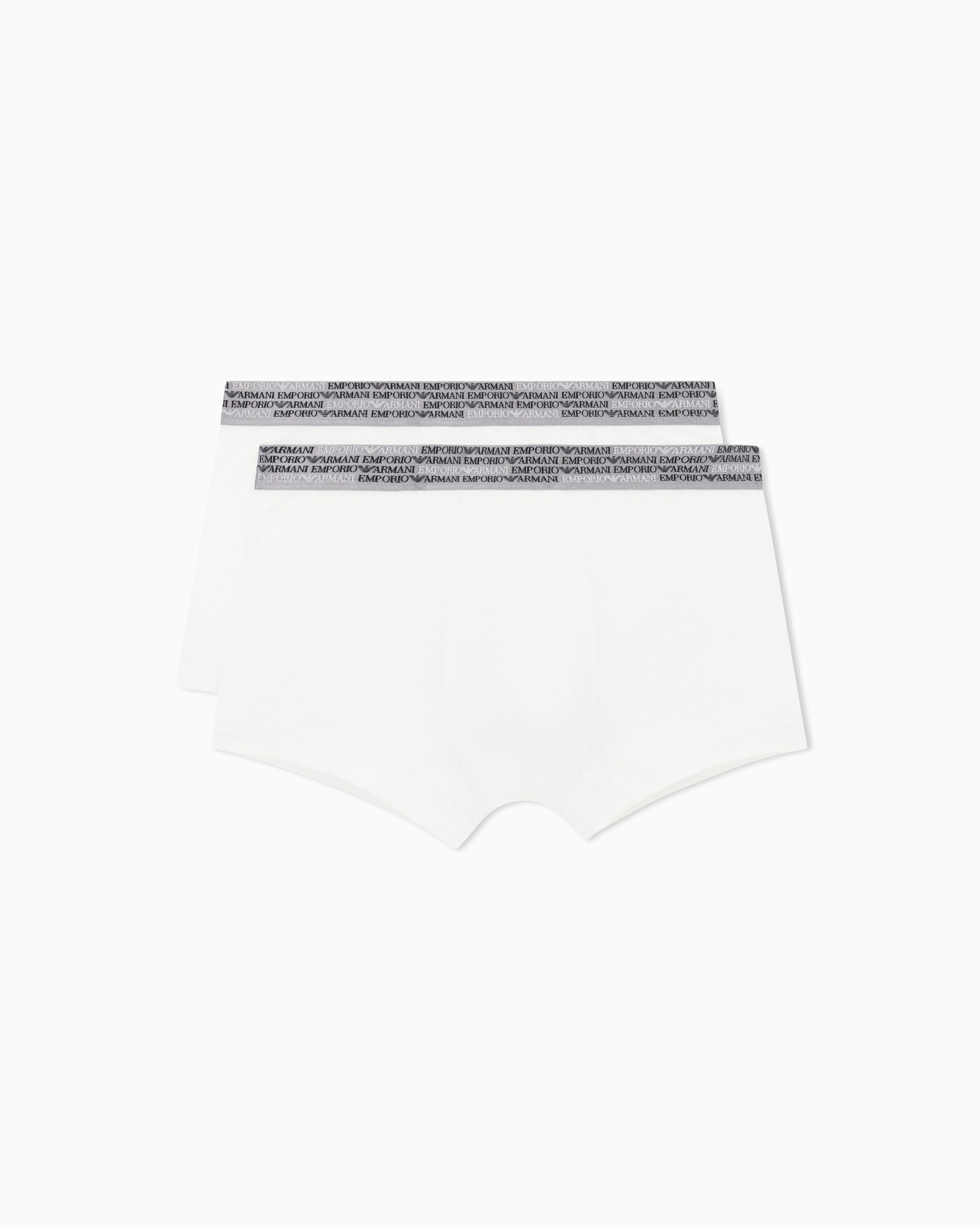 Emporio Armani Men's White Boxers 2-Pack