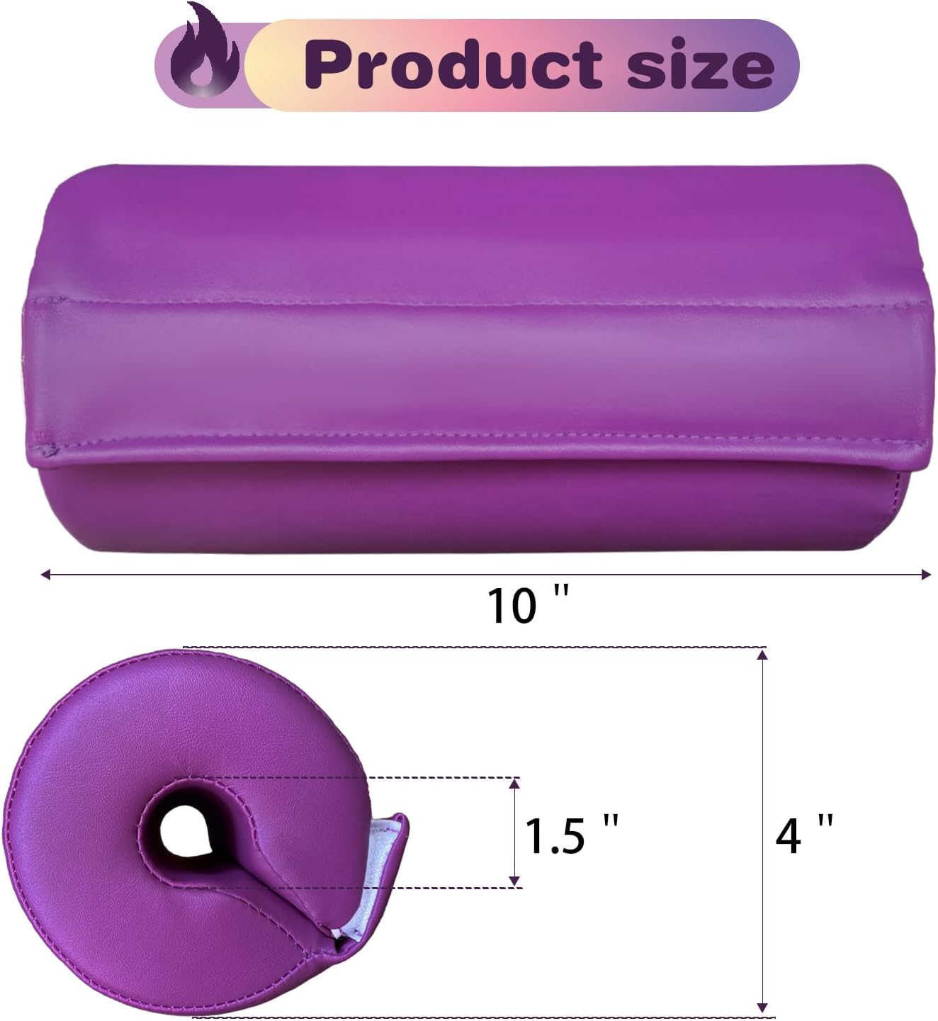 Detachable Gymnastics Bar Pad, Protective Sleeve for Gymnastics Bar, Uneven Bars, Parallel Bars, Ballet Bar.