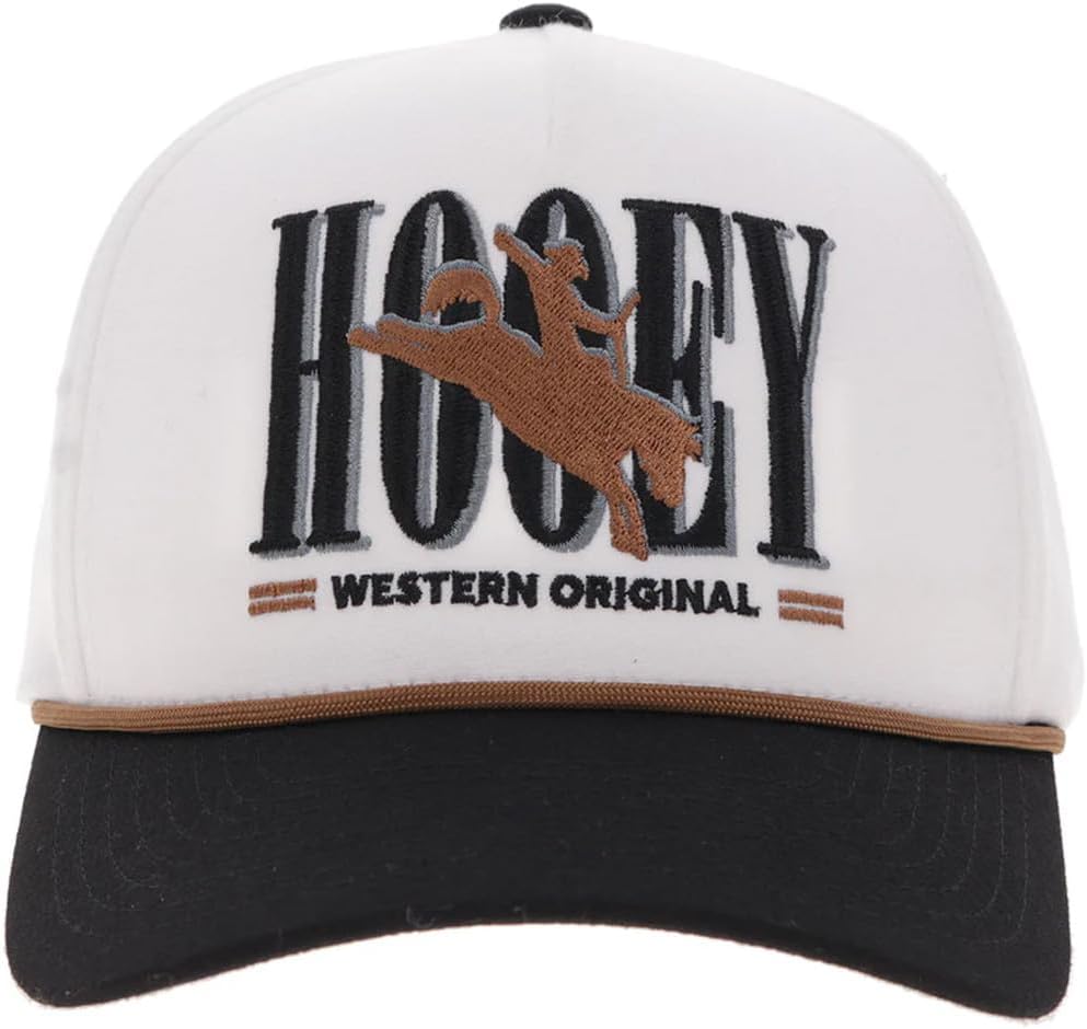 HOOEY Wild Ride Adjustable Snapback Rope Hat
