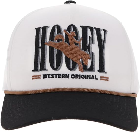 HOOEY Wild Ride Adjustable Snapback Rope Hat