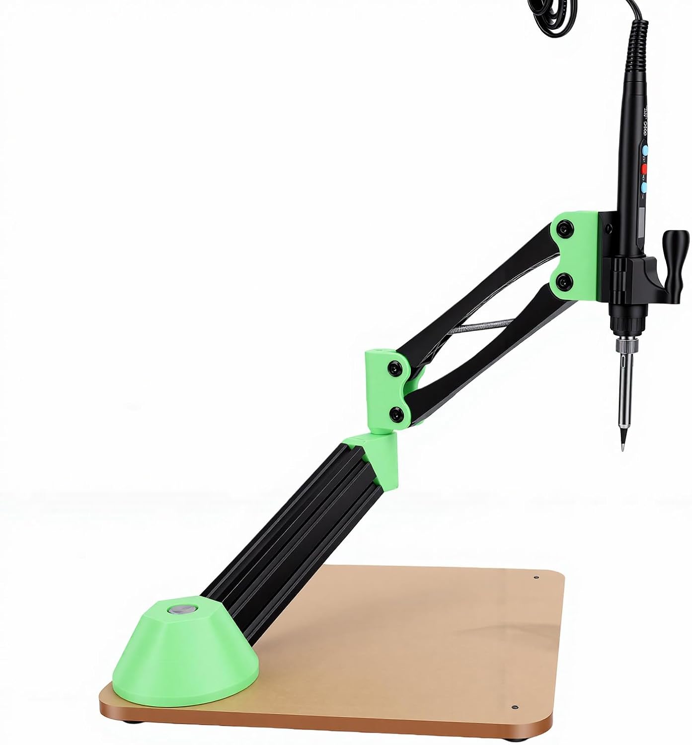 Karlak Heat Insert Press Machine Adjustable Temperature for Versatile Nut Insertion in Complex Workpieces 80W Soldering Iron Kit Aluminum Alloy (US Plug)
