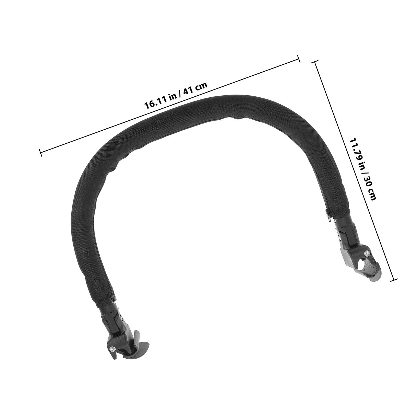 Barra Transversal para Cochecito de Ñiño de 32 Cm, Apoyabrazos Metálico Espuma, Accesorio Seguro y Duradero para Silla de Paseo Infantil, Compatible Carritos de Ñiño