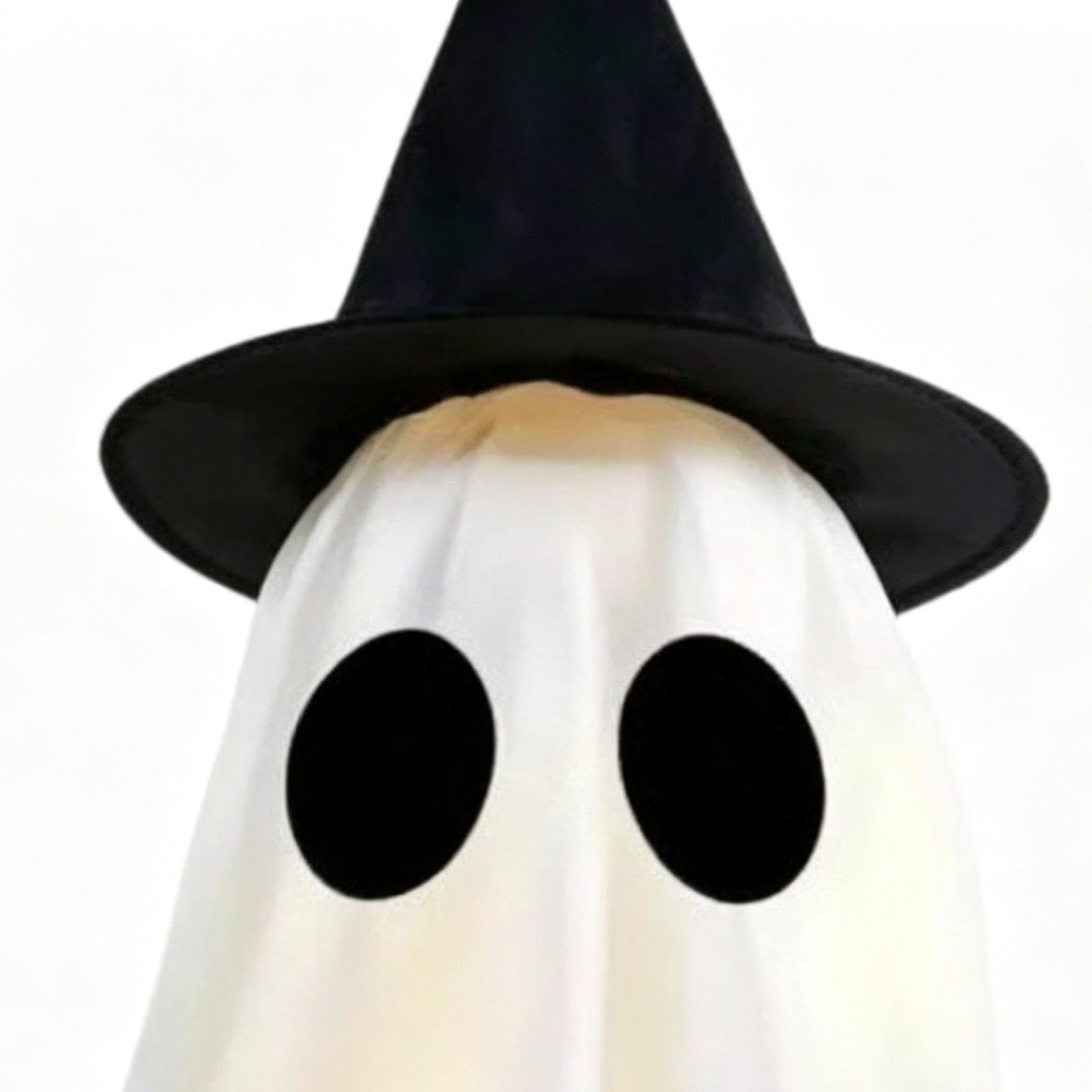 Decorazione Fantasmi Luminosi Halloween Fantasma Spaventoso con Cappello da | Decorazioni Halloween da Esterno Per Cortile Giardino Prato Portico Finestra Casa Ufficio Patio All'Aperto