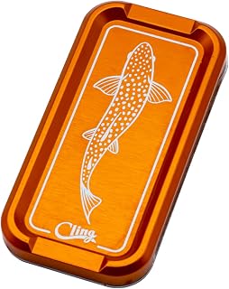 Cling Fishing Products Mag Grab Doublestack – Lightweight Aluminum Fly Organizer with Rare Earth Magnet for Anglers