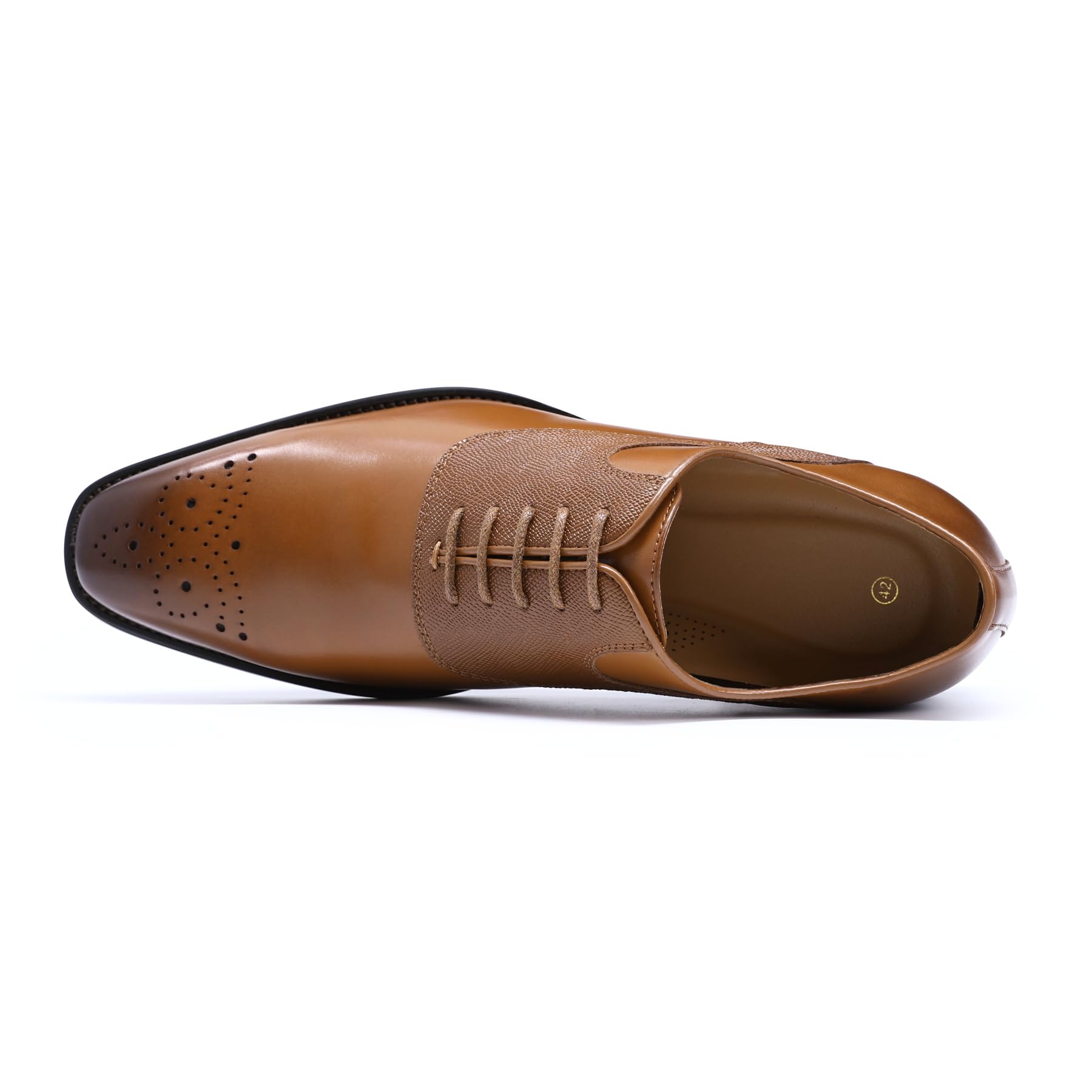 YFFUSHI Chaussures Habillées Homme Oxfords Classique Ville Formel Mariage | Brogues, Simili-Cuir, à Lacets, Gradient, Bout Carré, Affaires, Cérémonies, Soirée