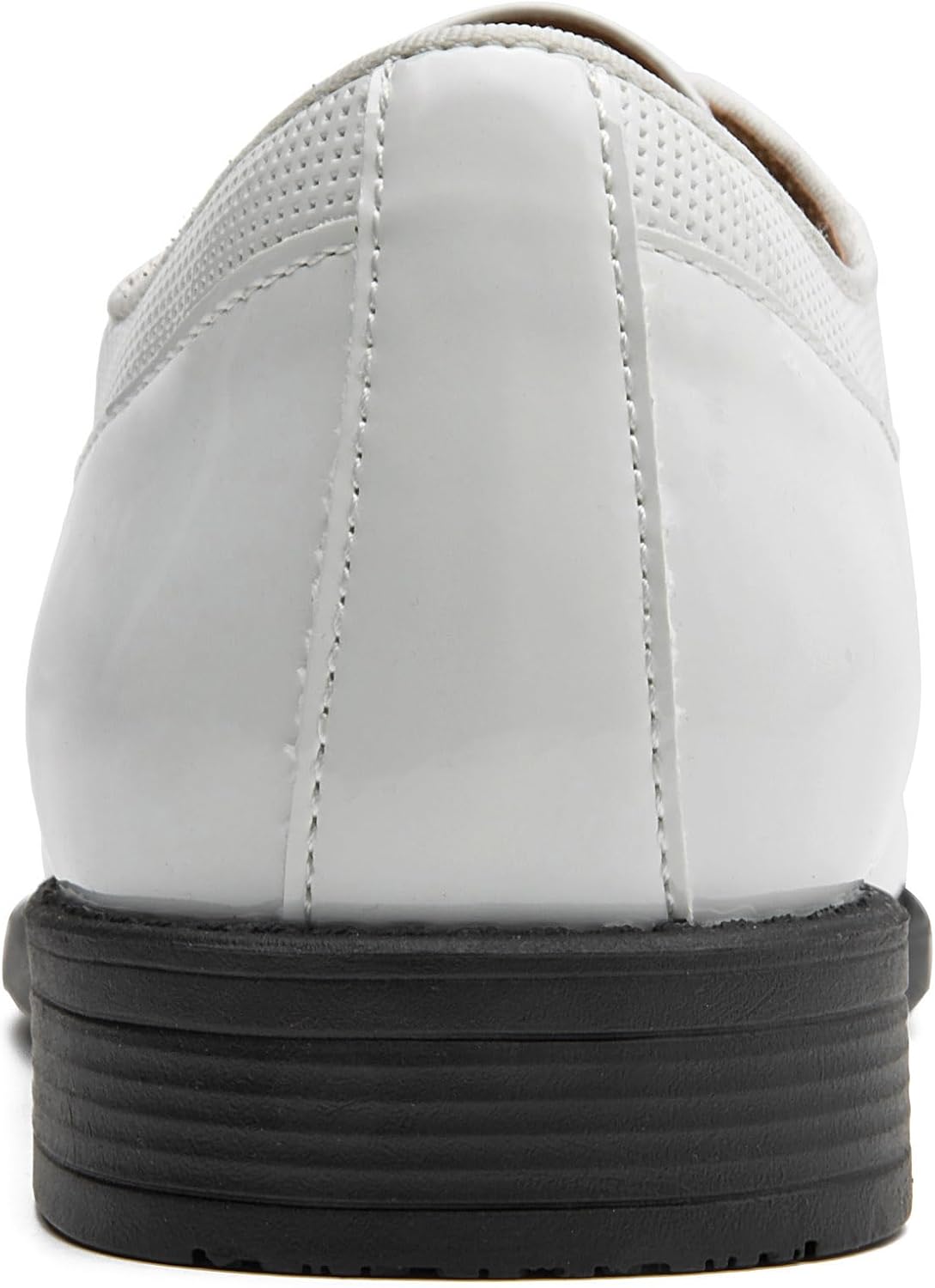 Men's Tuxedo Dress Shoes Patent Leather Oxfords Classic Formal Suit Shoes with Lace-Up