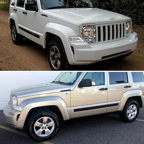 Miniatura 4 de Para 2008 2009 2010 2011 2012 Jeep Liberty Parachoques delantero lado luces ámbar Led lente transparente 57010214AC, 57010213AC