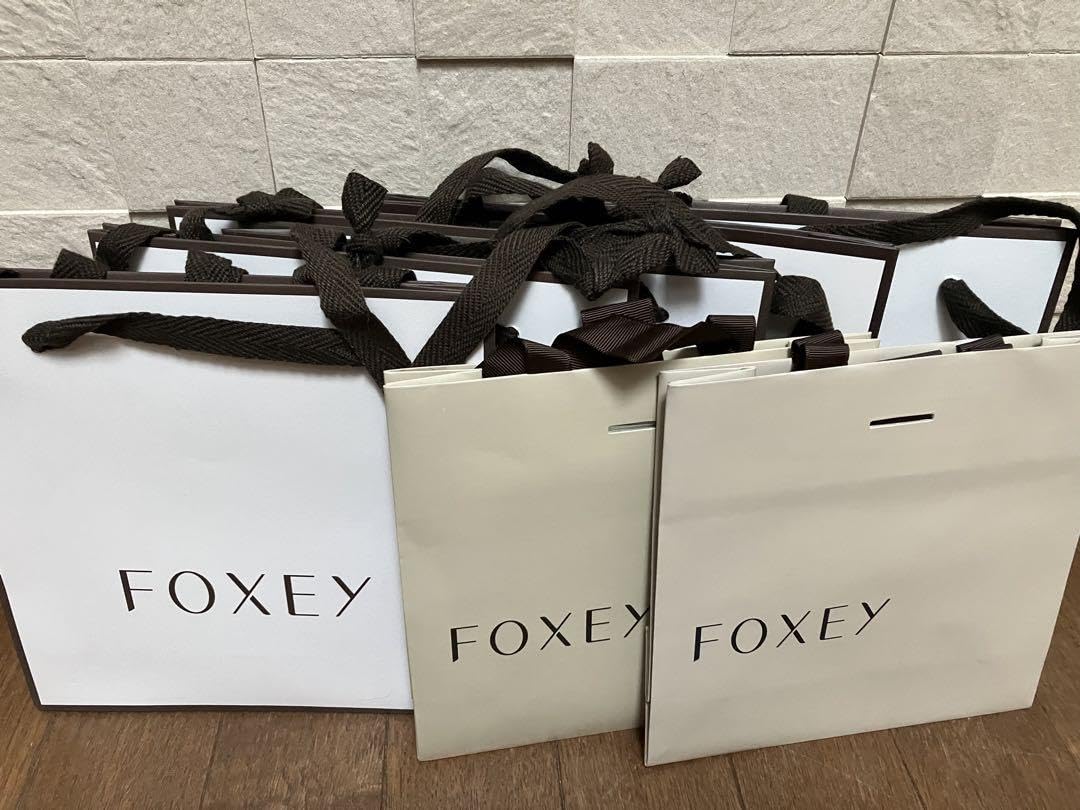 FOXEY  ショップ袋 大 中 小 セット FOXEY ショップ袋 大 中 小 セット FOXEY ショップ袋 大 中 小