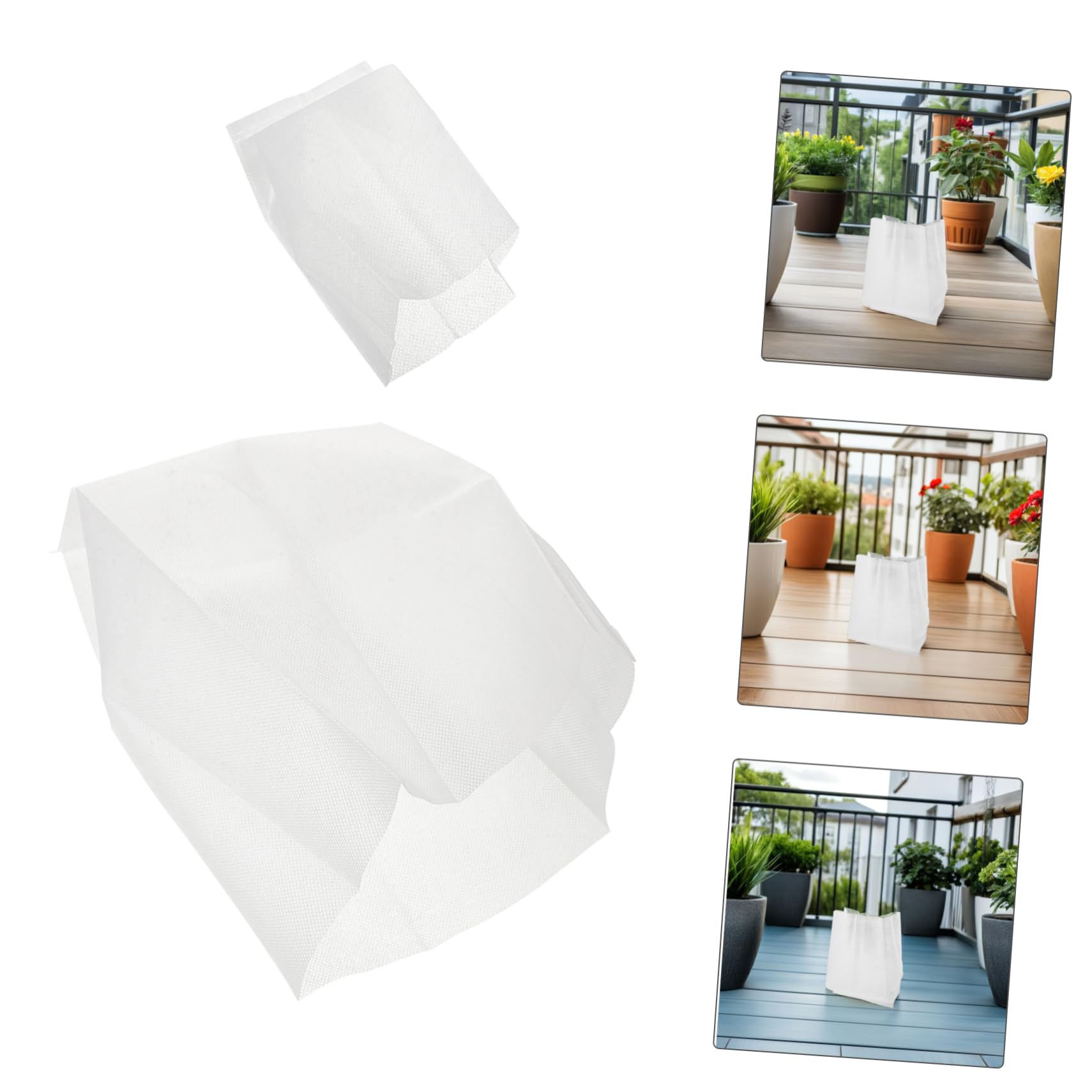 Toddmomy 200pièces Sacs De Culture Tissu Non Tissé pour Semis pour Légumes Et Plantes De Jardin Réutilisables Et Résistants à Eau