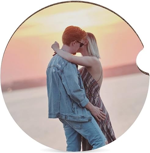Miniatura 4 de Posavasos personalizados para automóvil con logotipo, foto, texto, posavasos personalizados para automóvil, antideslizantes, a prueba de humedad,