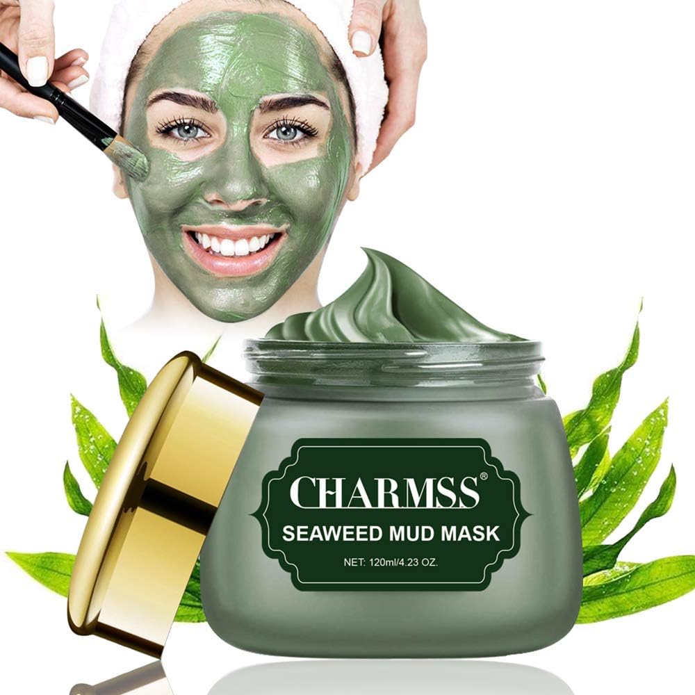 Charmss Deep Cleaning Moisturizing Face and Body Dead Seaweed Mud Mask(120g).