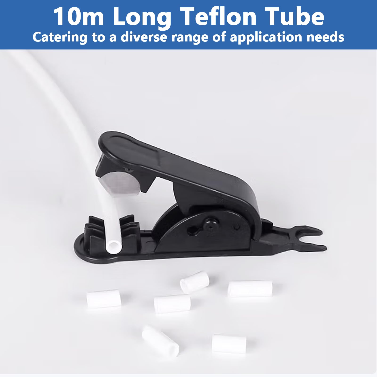 Tubo in PTFE 10m 2,5 mm ID x 4 mm per stampante 3D 1,75 mm Bambu Lab A1/A1 mini/P1P/P1S/X1C