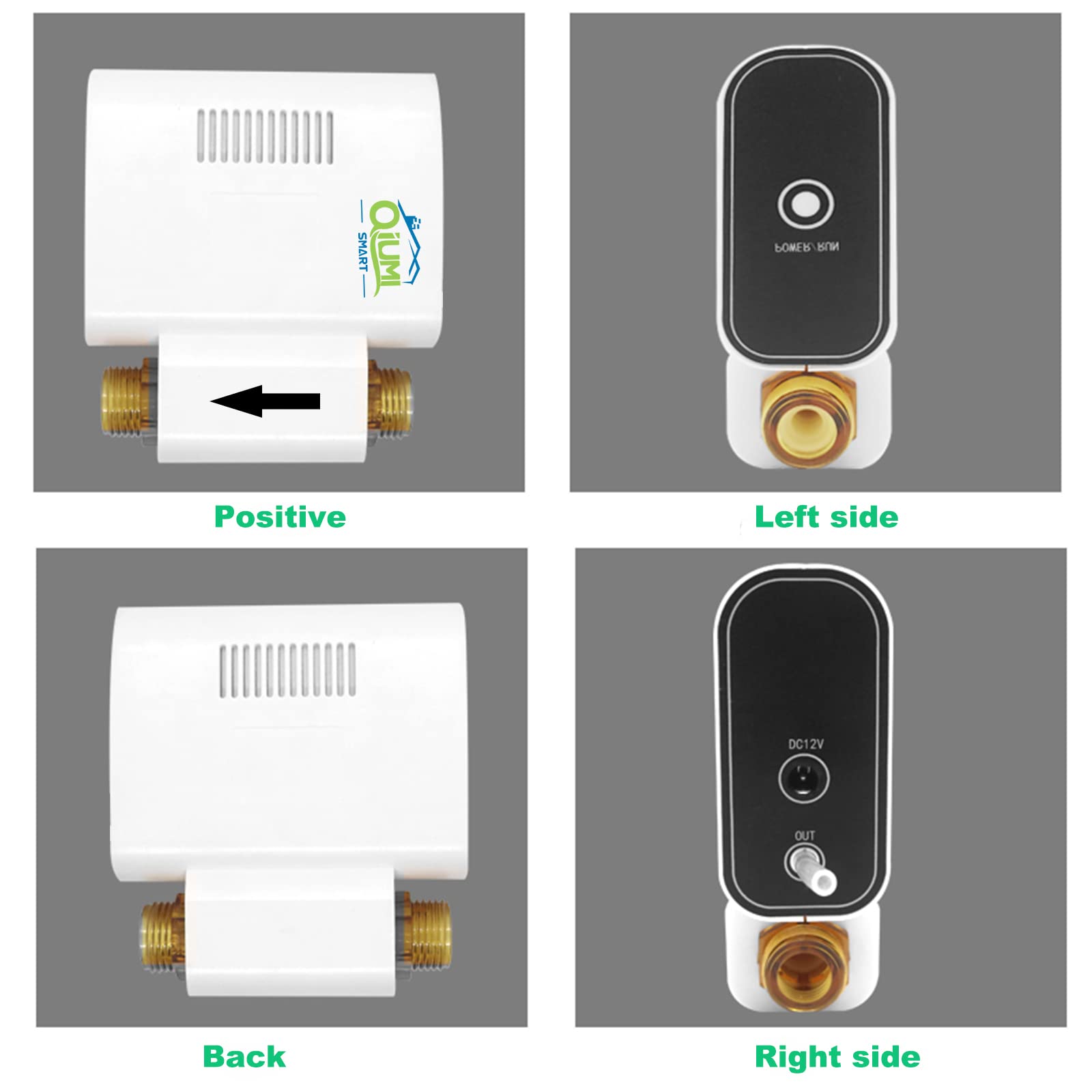 Installazione di scaldabagno intelligente per uso domestico, generatore di ozono e conduttura dell'acqua fredda Speciale per lavatrice