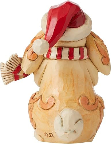 Miniatura 2 de Enesco Jim Shore Heartwood Creek - Figura miniatura de conejo de Navidad, 3.75 pulgadas, multicolor