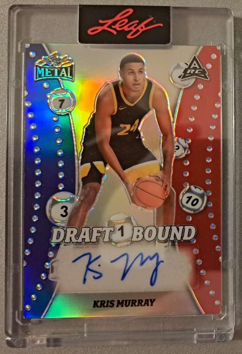 KRIS MURRAY RC AUTO 2023 Leaf Draft Bound 2/19 Autograph ROOKIE Iowa MT-MT+ NBA Basketball ARC