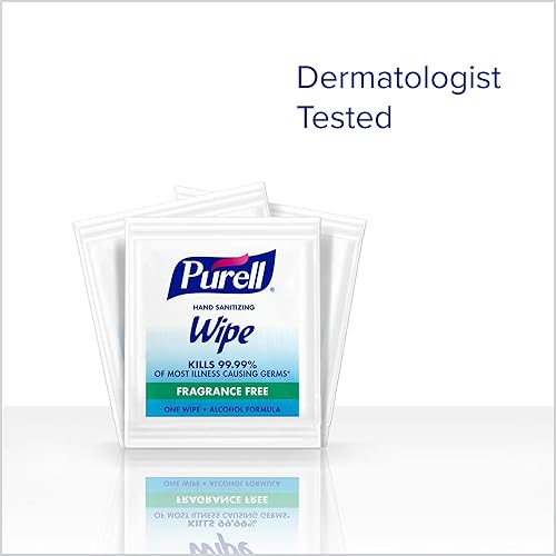 Miniatura 5 de PURELL Toallitas desinfectantes para manos con fórmula de alcohol, sin fragancia, 1000 paquetes de toallitas desinfectantes para manos envueltas