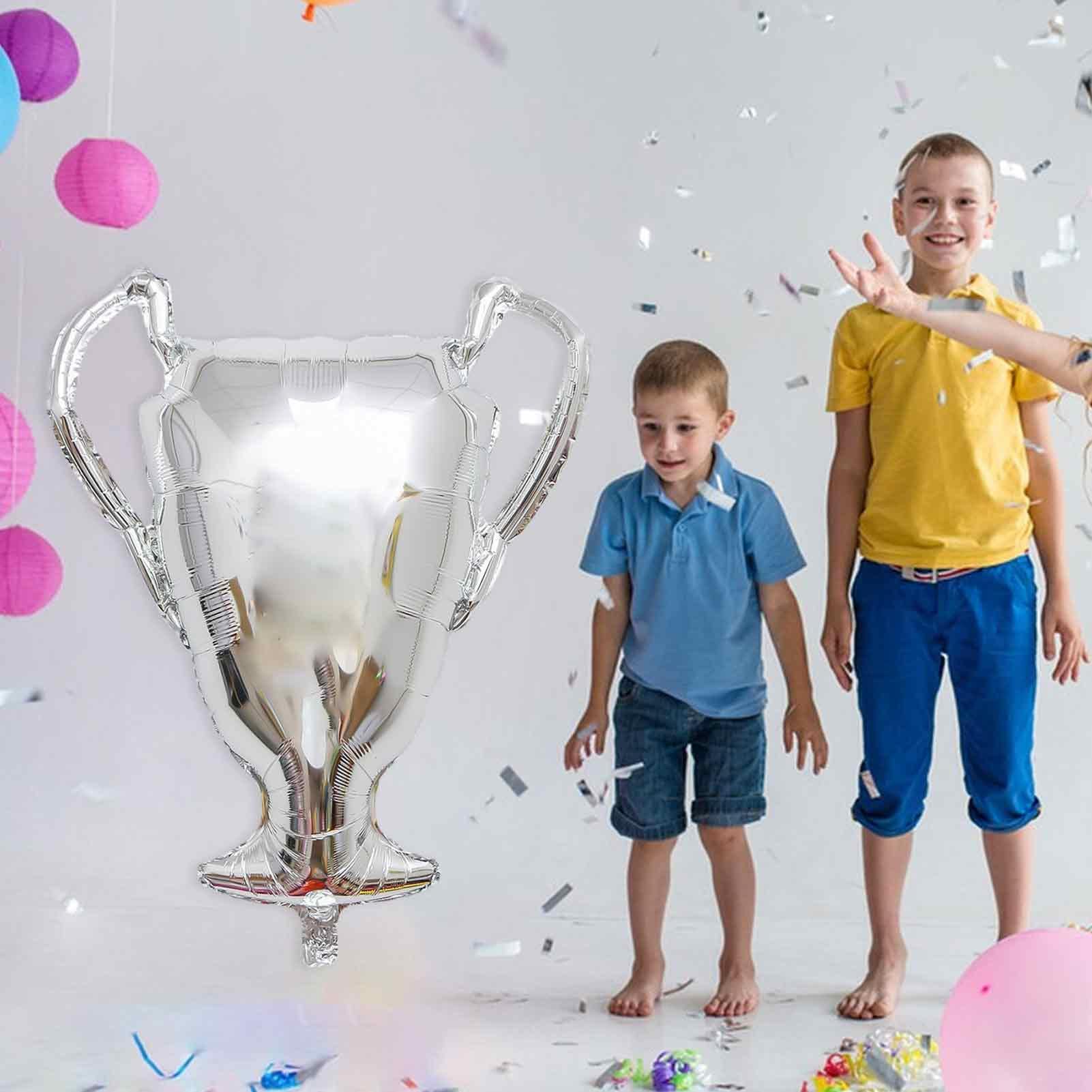 50 Stück Champions-Trophäenballons: Luftballon, Sportbälle der ersten | Folienballons der Trophäe, The Field Folienballons