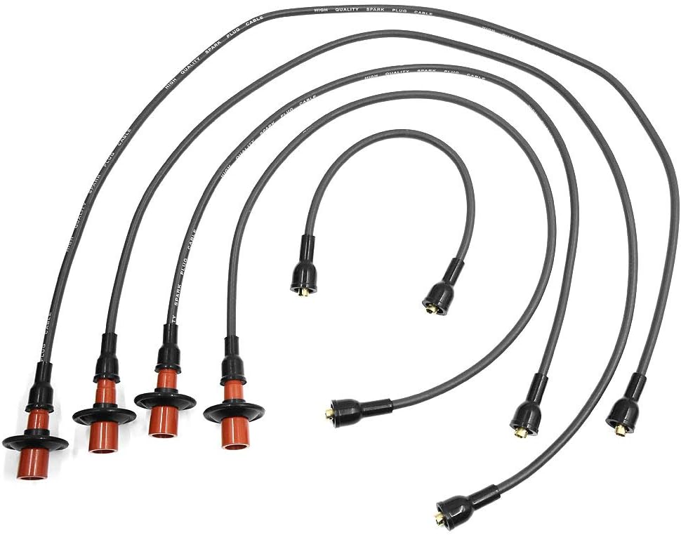 uxcell Cars Spark Plug Wires Set of 5 Ignition Cable Wire for Volkswagen 1946-1979 09001