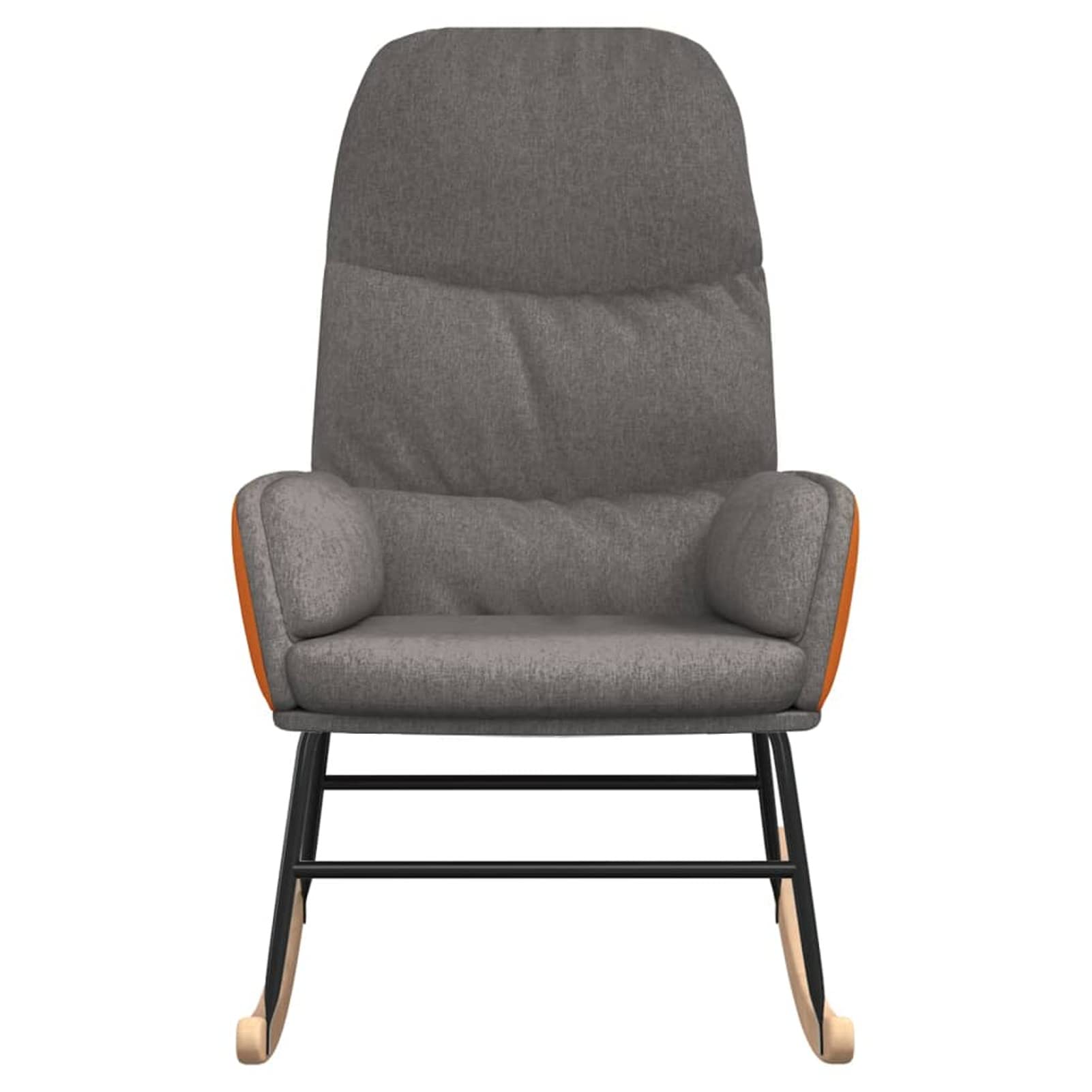 Homgoday Silla Mecedora de Tela Gris Claro sillón Mecedora sillones Comodos Sillon Relax butaca Lactancia Silla Lectura