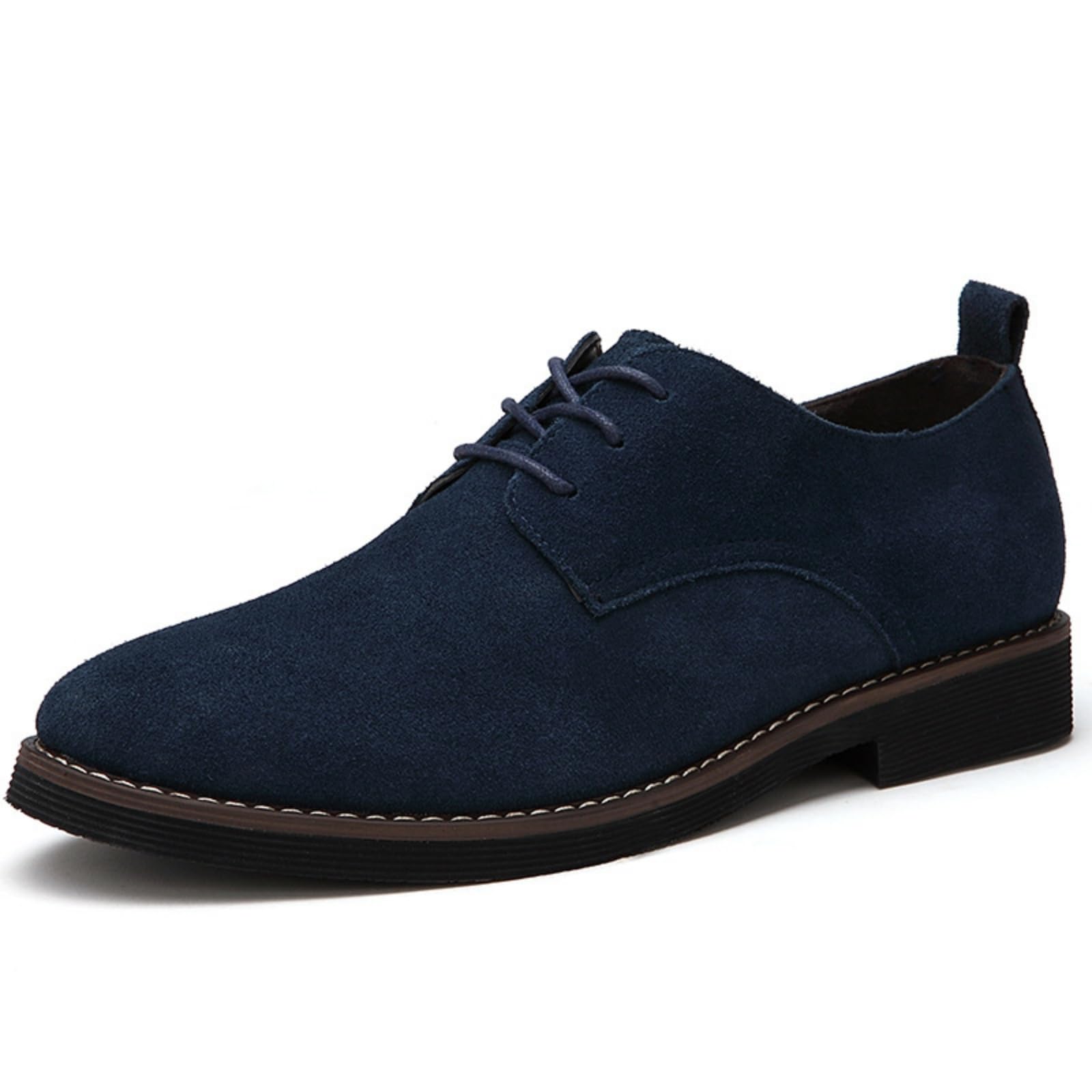 Hixingo Chaussures Habillées Oxford en Cuir pour Homme, Chaussures Ville Homme 39-48 EU Derby Masculin Basse Business en Cuir Confortable Antidérapantes pour Mariage, Officiel