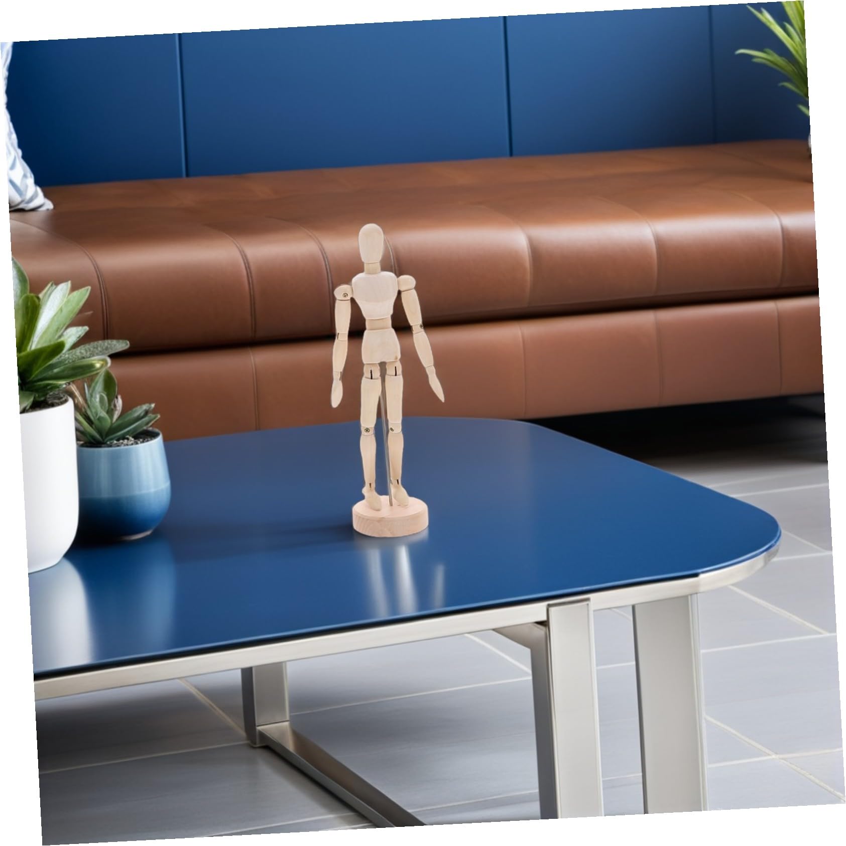 5 Pièces Mannequins Dessin Bois Articulés avec Support Modèles Humains Articulés pour Dessin Peinture et Étude Anatomique