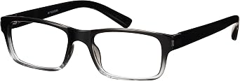 M+ James Readers, Blue Light Blocking Glasses for Men, Reading Glasses, Crystal Gray, Pack of 2