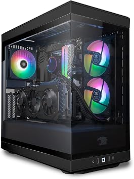 Black Gaming PC Computer Desktop, Intel 8-Core i3-10300 Processor, 4GB RAM, 128GB SSD, GeForce GT 610, WiFi 6, Bluetooth, RJ-45, Windows 11 Home