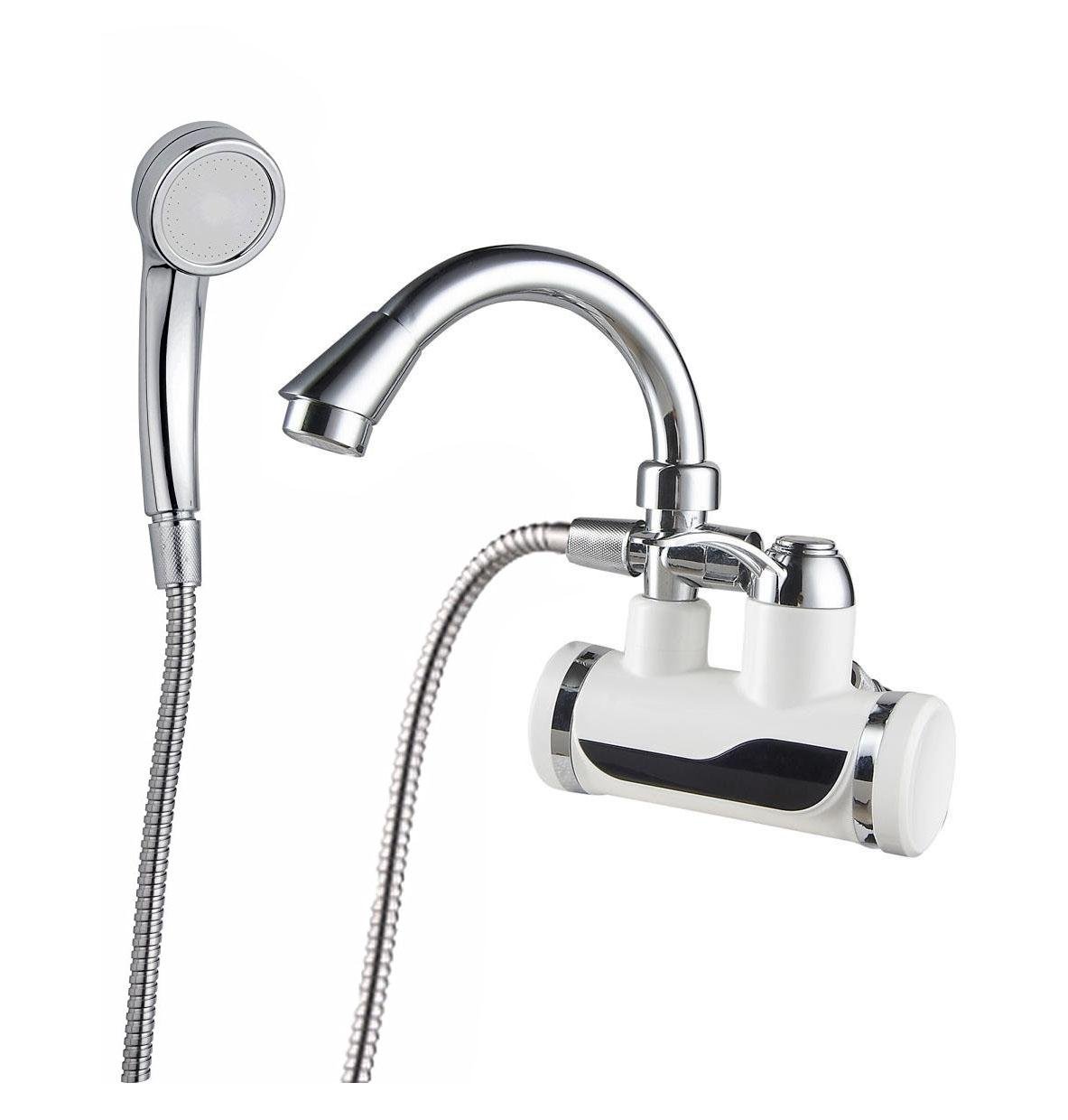 Chauffage de robinet de cuisine électrique pour stopper l'attente d'eau chaude