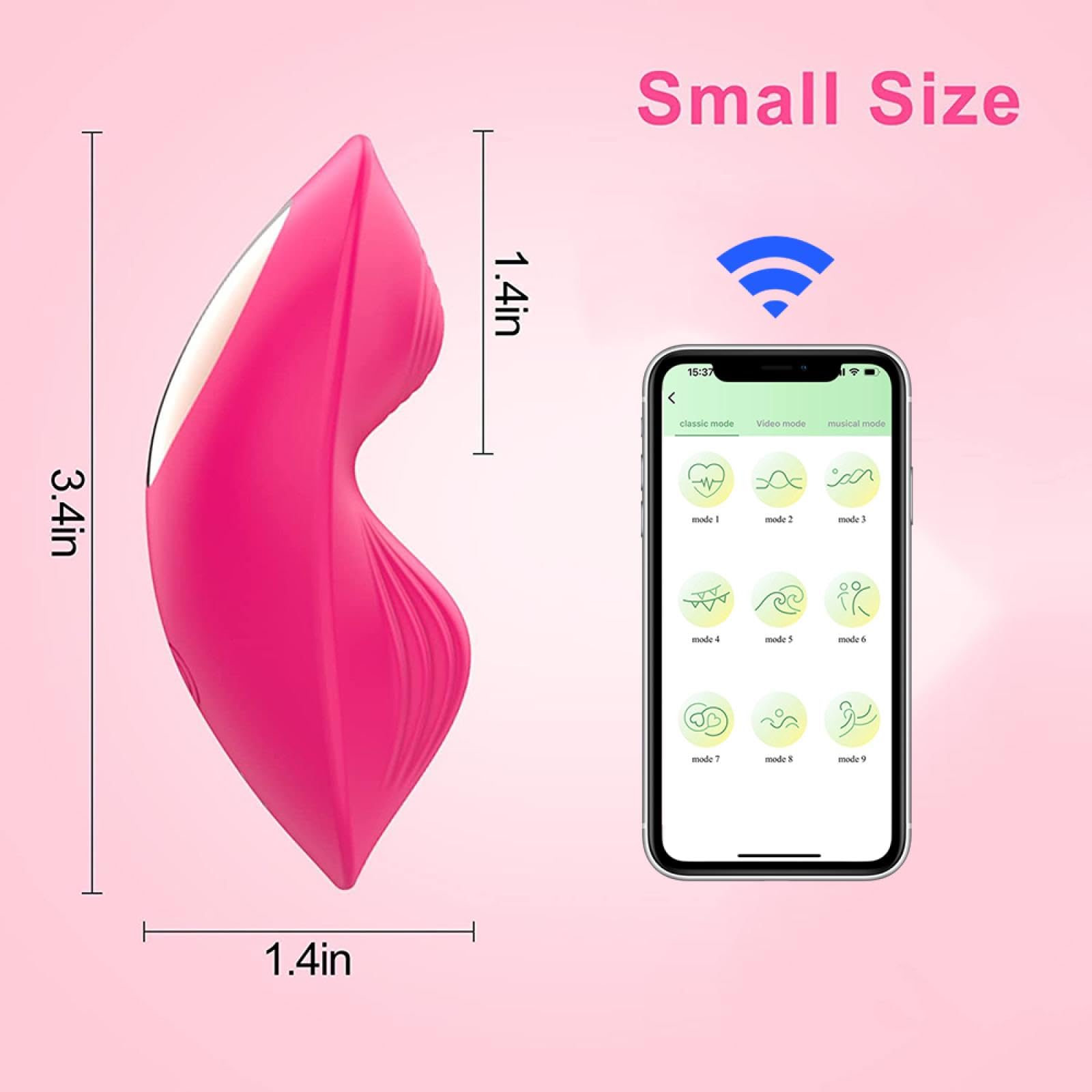Vibrador Vibrador de punto G con Bluetooth, aplicación remota, vibradores de mariposa con Control, vibrador de clítoris y vagina, consolador, Juguetes sexuales Para mujeres