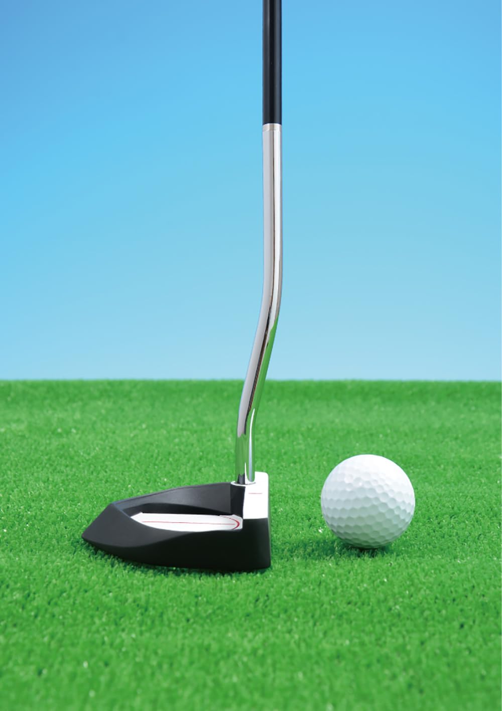 Amazon.co.jp: ジーアイテン 一発撃沈 パター GiTEN-18 自立するパター