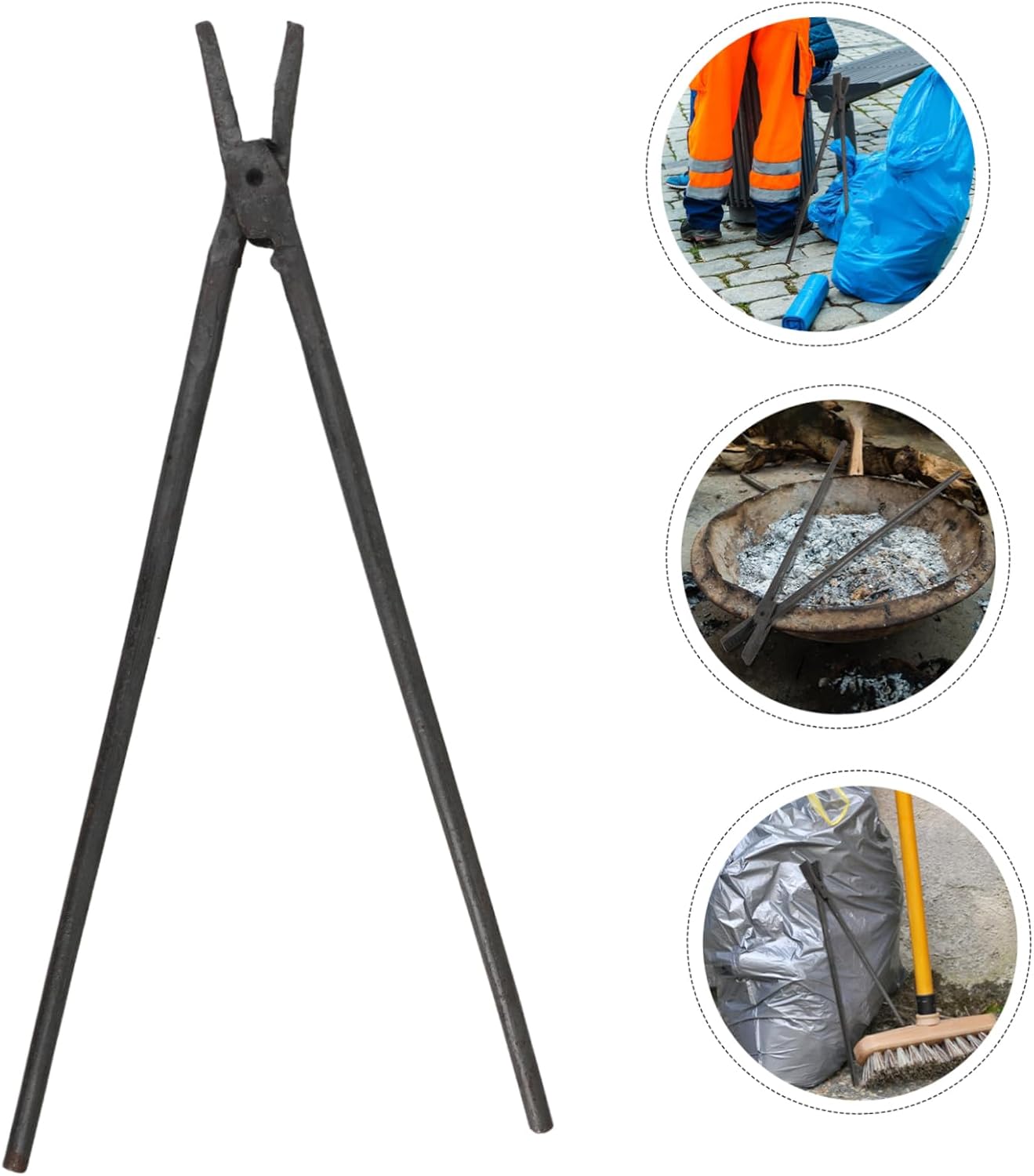 OUNONA Handheld Trash Picker Tool Grabber for Waste and Litter Cleanup Sturdy High Construction for Garden and Home Use