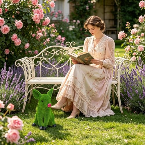 Statue d'extérieur floquée de jardin pour une décoration de balcon originale - 3