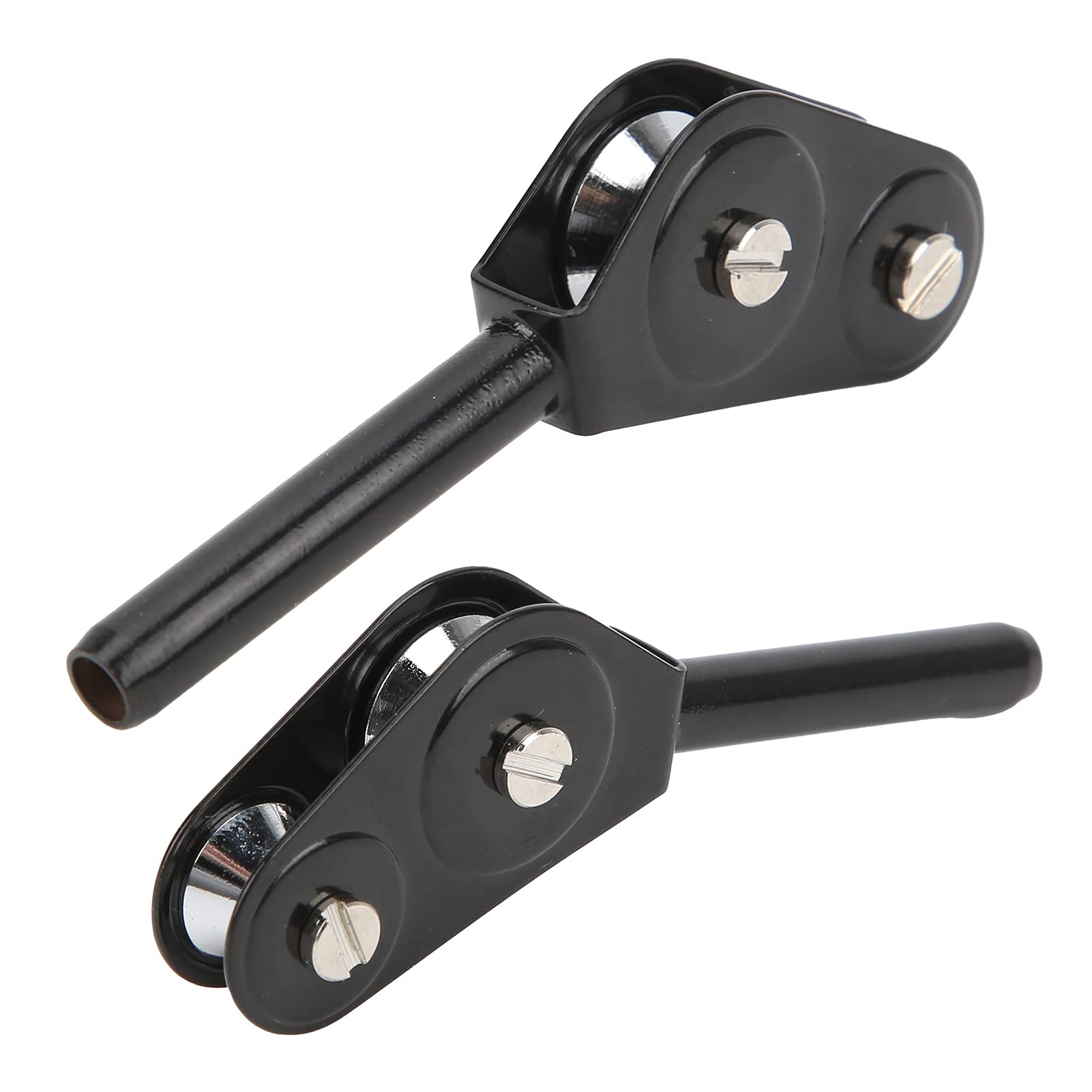 Srliya Anillo de Polea de Doble Rodillo para Caña de Pescar, Punta Guía, Herramienta de Pesca con Curricán para Barcos con Construcción (4,0 mm)