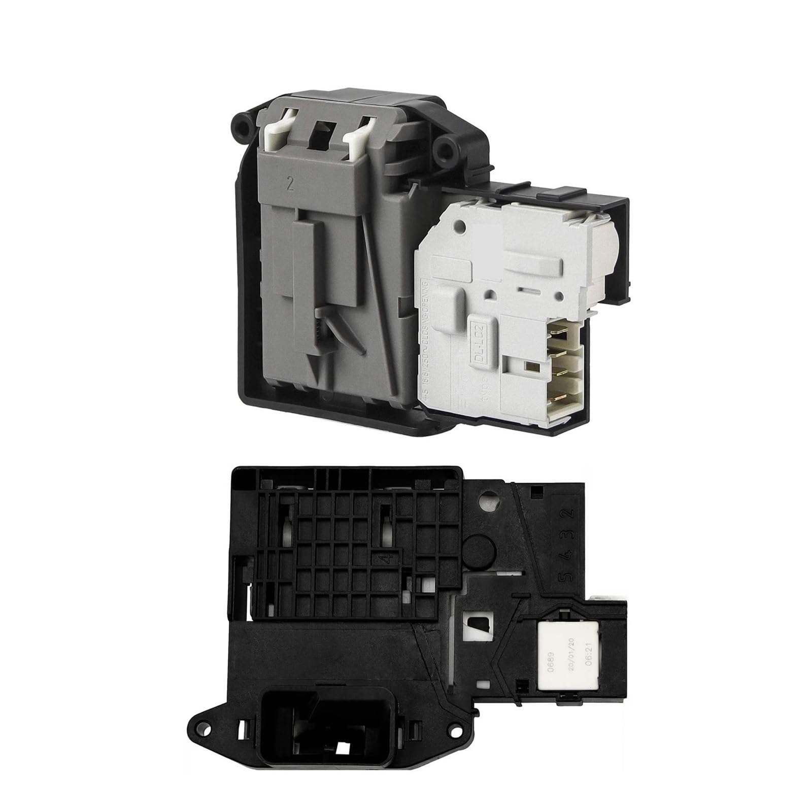 EEZII EBF61315801 EBF61315802 EBF61315803 Electronic Door Lock Delay Switch, Compatible for LG, Drum Washing Machine Washer Parts(EBF61315802)