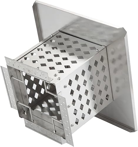 Miniatura 7 de ZHAIUPON Tapa de chimenea, tapa de chimenea de 13 x 13 pulgadas, cubierta de chimenea de acero inoxidable 304, adecuada para cubiertas de conductos