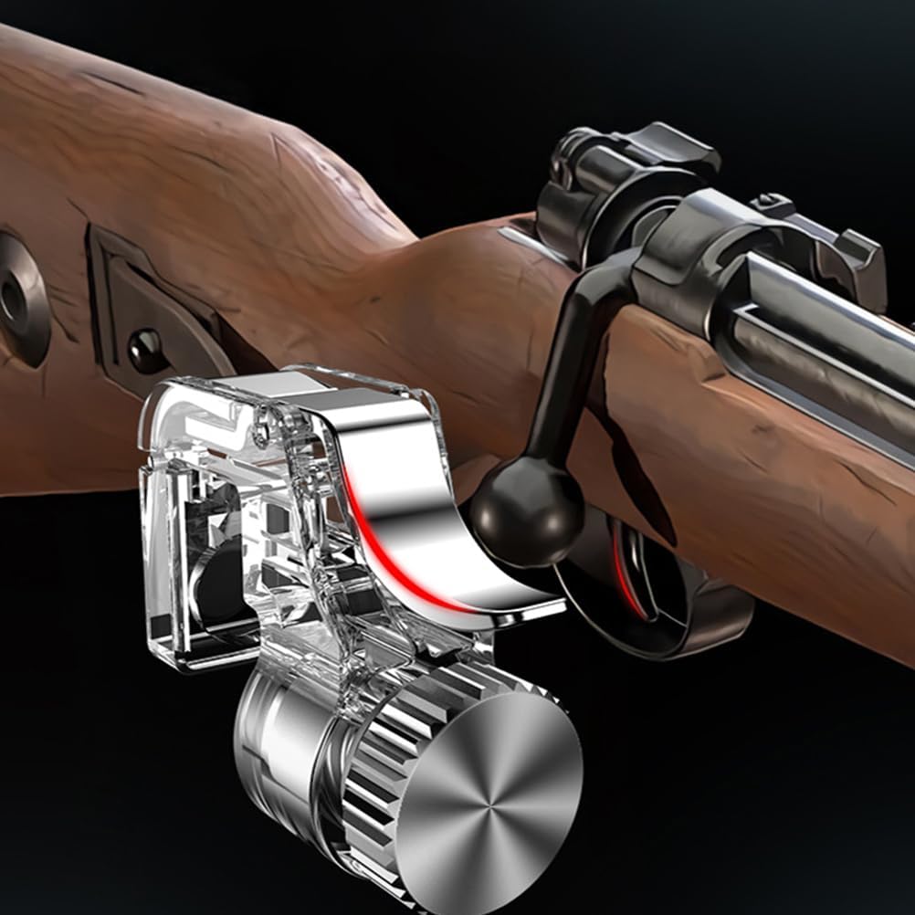 Housoutil 2 Pairs Model Mobile Game Controller Trigger, Cellphone Gaming Joystick, Gamepad Joysticks Shooting Game for Controller Game Pad Accessories As Shownx2pcs 7x5.3cmx2pcs image 8 of 9 B0D6N5YV88