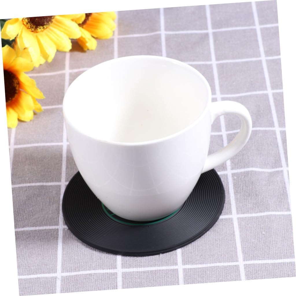 10pcs Colorful Vinyl Record Coasters Retro Music Themed Drink Cup Mats for Protecting Surfaces from Hot and Cold Beverages Sealed Design for Bar and Random Color image 5