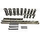 Keyway Broach Sets 22Pcs HSS Metric Industrial Tools for Lathe, B-4mm, B-5mm, C-6mm, C-8mm Keyway Size