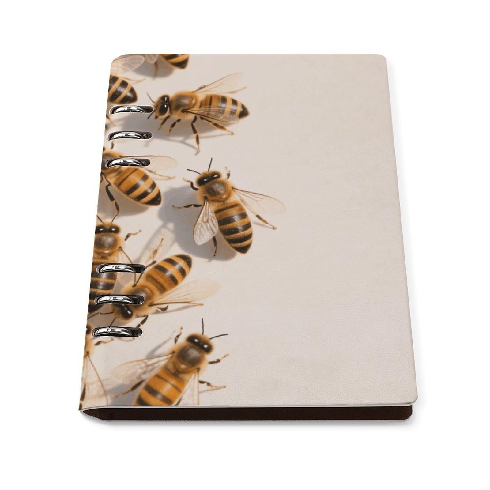 Cuaderno A5 de hojas sueltas recargable con cubierta duradera 8